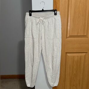 American Eagle Heather Gray Jogger Sweatpants Women’s Size Medium
